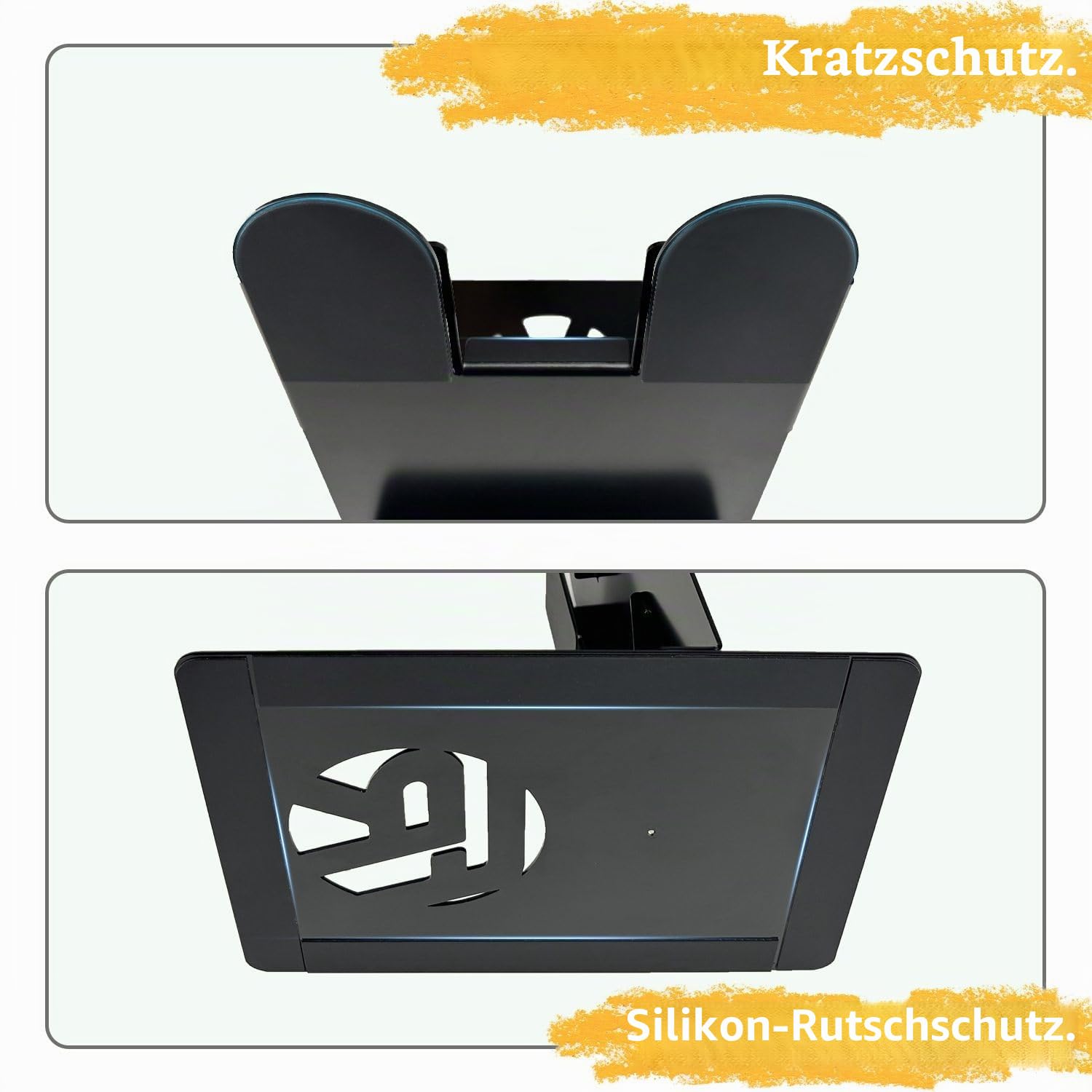Tragbarer Skateboard-Bodenständer, Dual-View-Aufbewahrung und Display für Skateboard