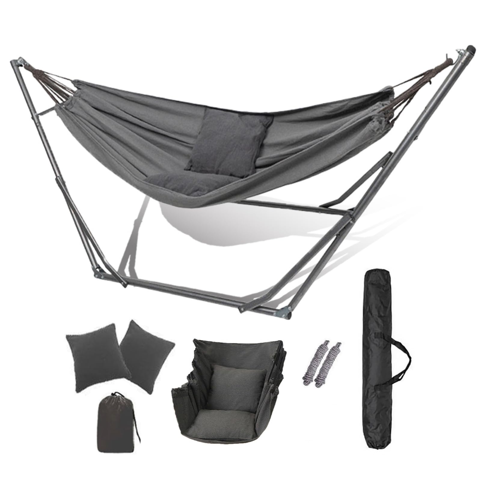 Amazon.co.jp: TAMYUSE ハンモック 自立式 ダブルサイズ（長さ200cm×幅