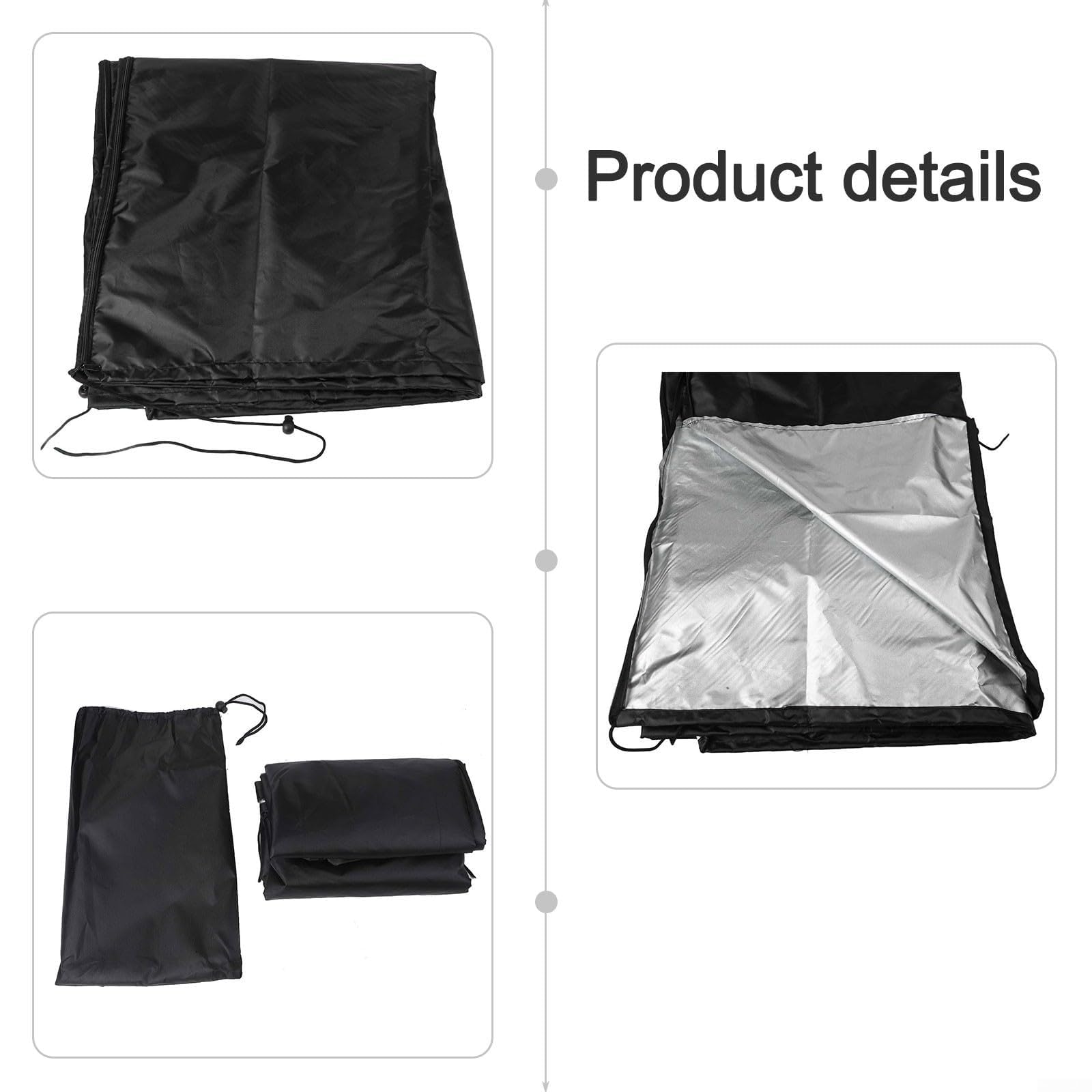Copertura protettiva Oxford 420D, per set da palestra domestica, riparo resistente alle intemperie e alla polvere, con cinghie regolabili, per panca pesi Power Rack, 2 misure (L)
