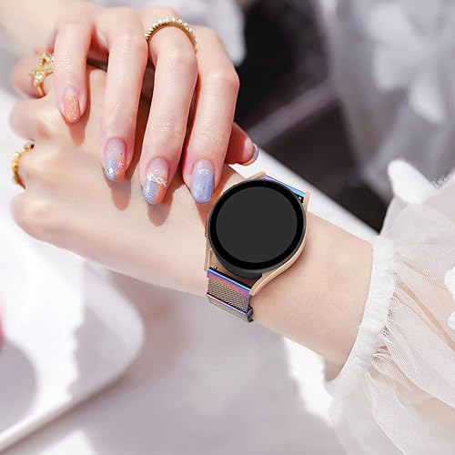 Miniatura 5 de Meliya Correa de metal compatible con Garmin Venu 2 Plus, Venu Sq, Venu y Vivoactive 3, correa de repuesto de acero inoxidable para Garmin Vivomove