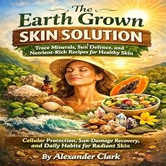 Diseño de la portada del título The Earth Grown Skin Solution
