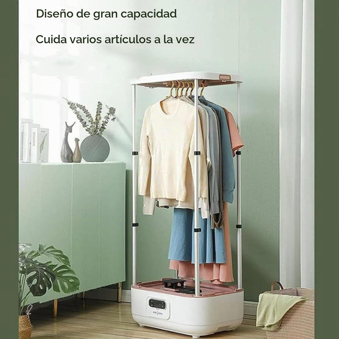 Plancha de vapor vertical inalámbrica automática de 900 W, vaporizador plegable y secadora de ropa, máquina para planchar ropa y quitar arrugas, para ropa y telas