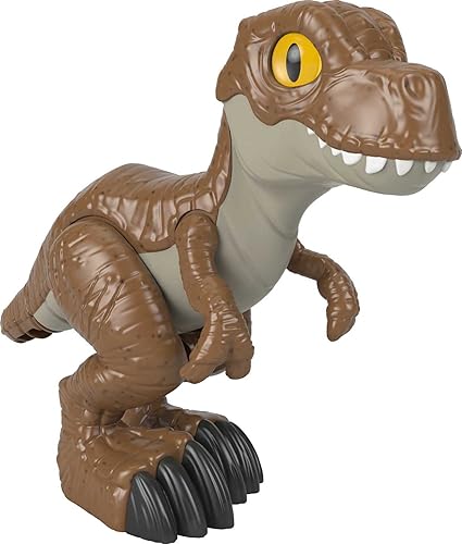 Miniatura 4 de Jurassic World Fisher-Price Imaginext Camp Cretaceous T.rex XL, figura de dinosaurio extragrande para niños preescolares de 3 a 8 años