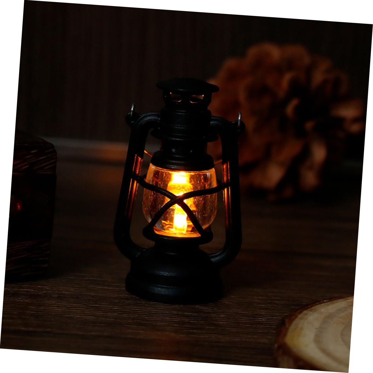 Amazon.co.jp: Lurrose 2 個ドールハウスミニチュアランタン LED