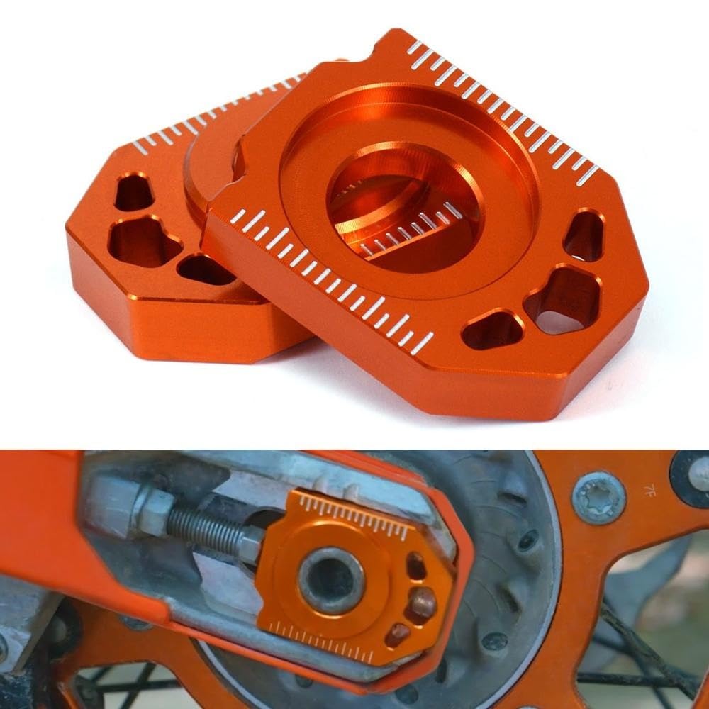 Motorrad CNC Hinten Kettenspanner Achse Blöcke for KTM SX SXF XC XCF EXC EXCF XCW XCFW 85 125 150 200 250 300 350 450 525 530