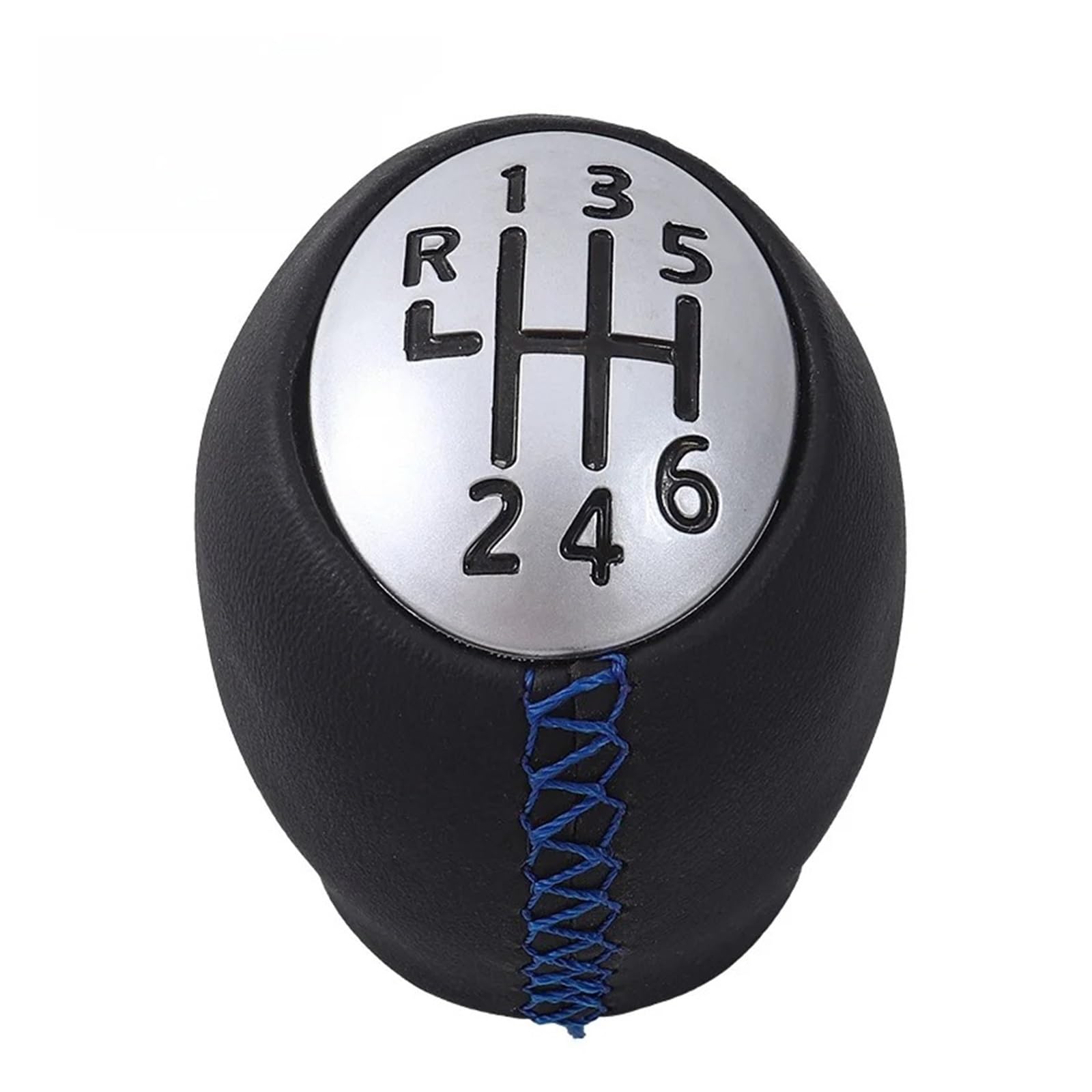 Sauanmnktp Blue-6 Speed Gearshift Knob For Megaane 5 6 Speed Handball Shift Lever Head(Blue-6 Speed)