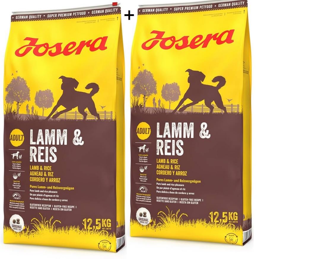 Josera Lamm & Reis 2 x12,5kg Sparpaket Trockenfutter für Hunde
