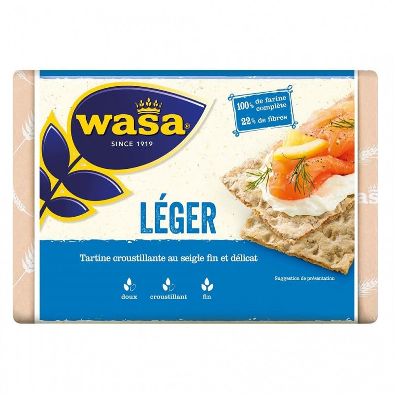 WASA - Pain Croquant Leger 270G - Lot De 4
