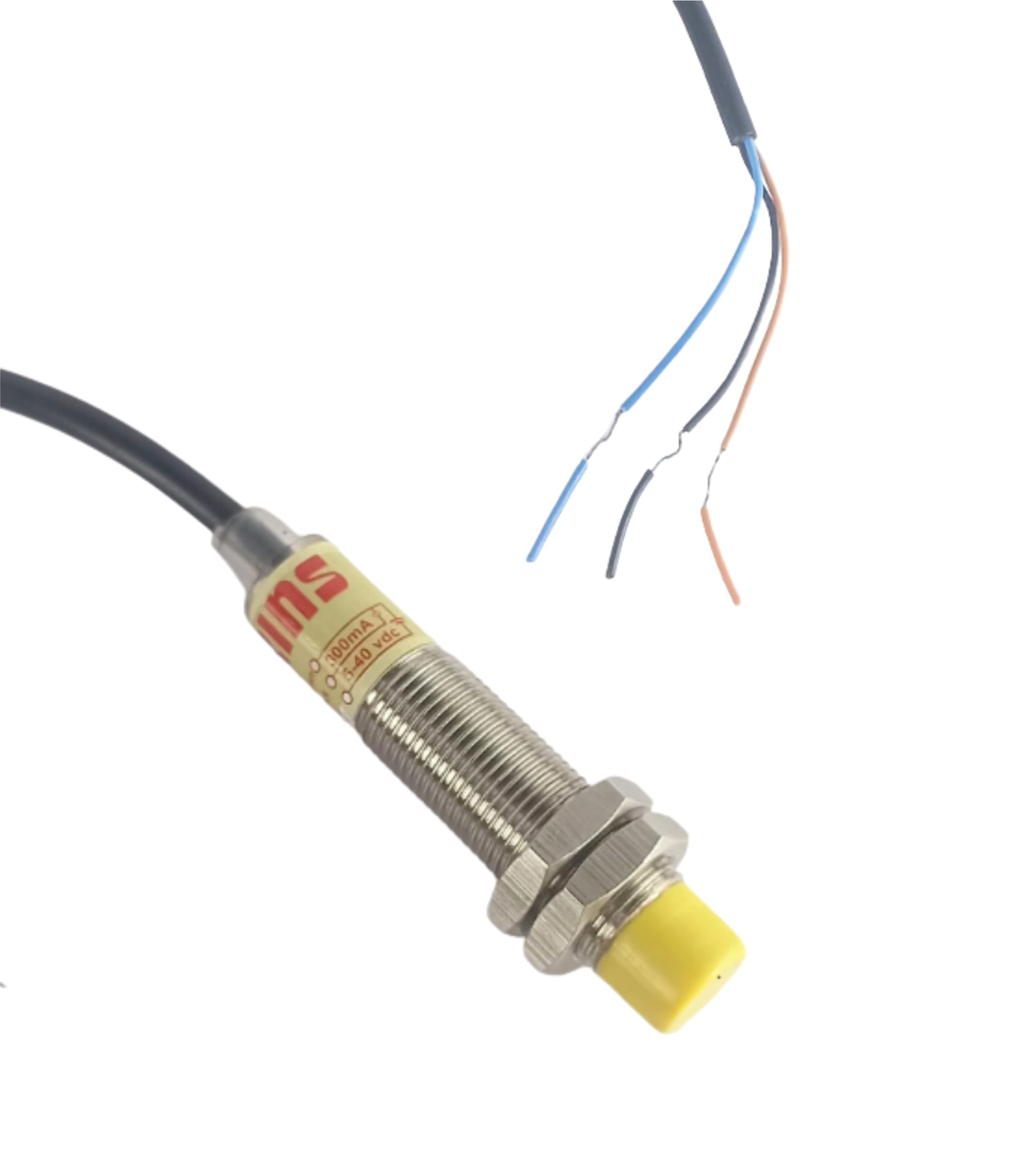 Yokins Inductive Proximity Sensor switch NPN NO 06-36V DC 12mm, SENSING 4mm with 2 MTR 3 Core Cable (B08L7M5F8H) Amazon Price History, Amazon Price Tracker