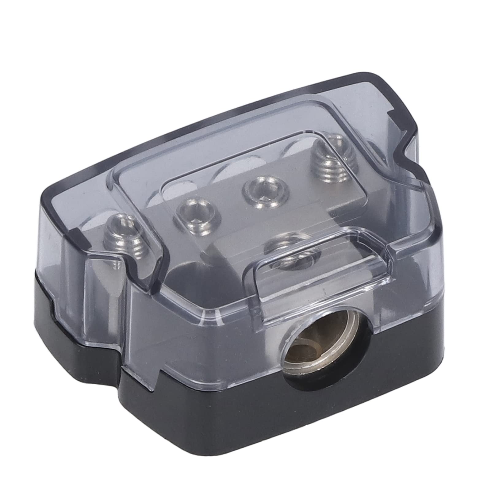 Blocco di Distribuzione Dell'alimentazione a 4 Vie Portafusibile per Amplificatore Distributore di Terra Splitter Amplificatore Audio per Auto per Amplificatore per Auto Audio Splitter