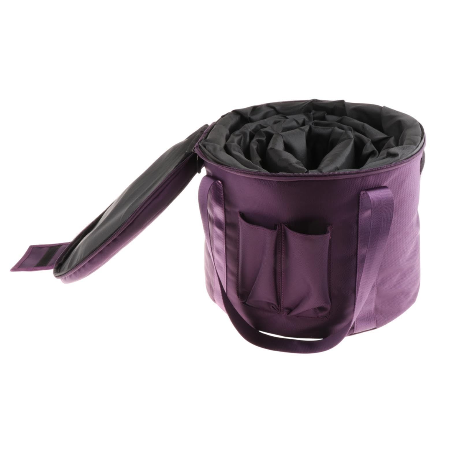 Generic Borsa Porta Ciotole Tibetane in Cristallo con Imbottitura Protettiva, Ideale per Attività All'aperto, 14 Inch