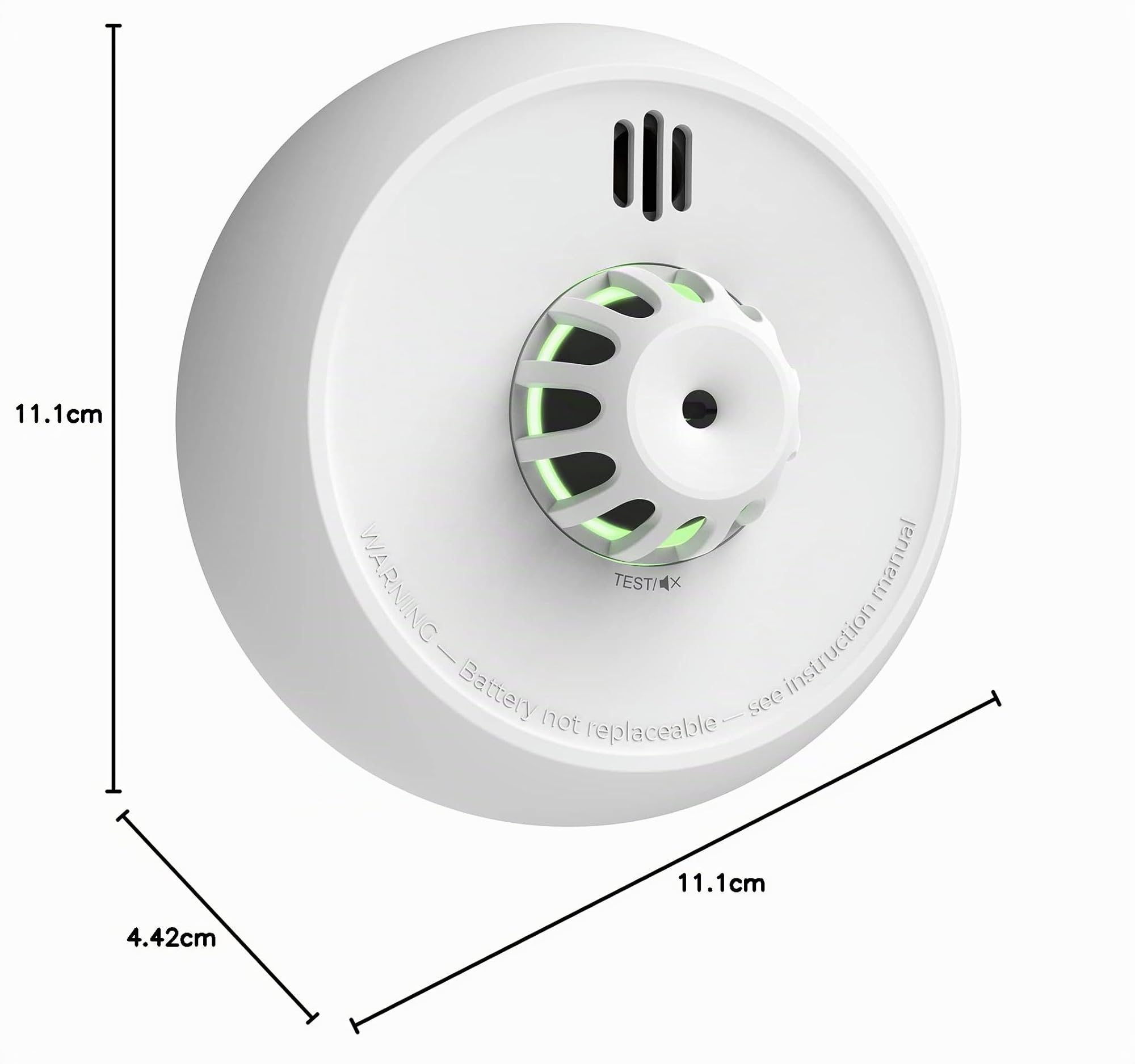 X-Sense Alarma de Calor Wi-Fi con batería sellada de 7 años y fácil configuración, Compatible con la aplicación X-Sense de Seguridad para el hogar, Requiere estación Base SBS50, XH02-M