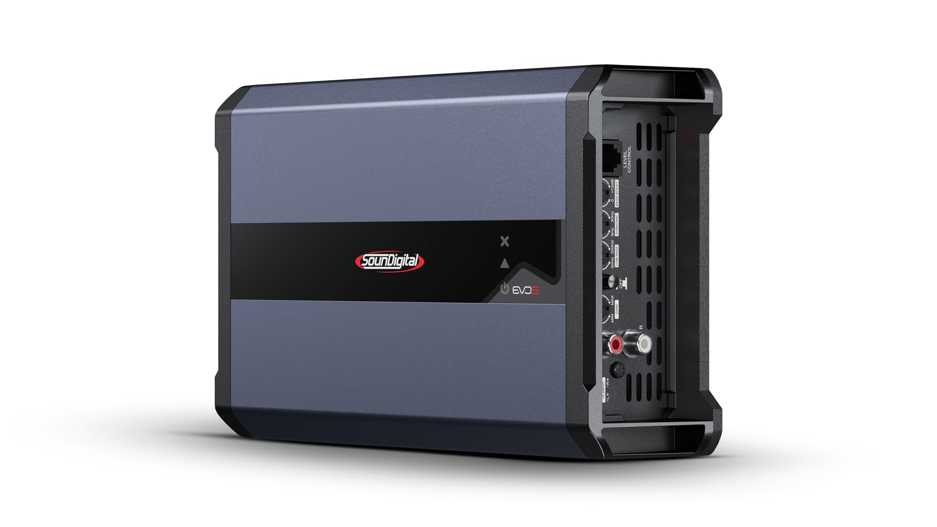 SounDigital 3000.1 EVO 5.0 - Amplificador de coche de 1 canal, amplificador de potencia RMS de 3000 W, 1 ohmio, filtro de paso alto/bajo ajustable, entrada RCA + HL | Bass Boost (mando a distancia) |