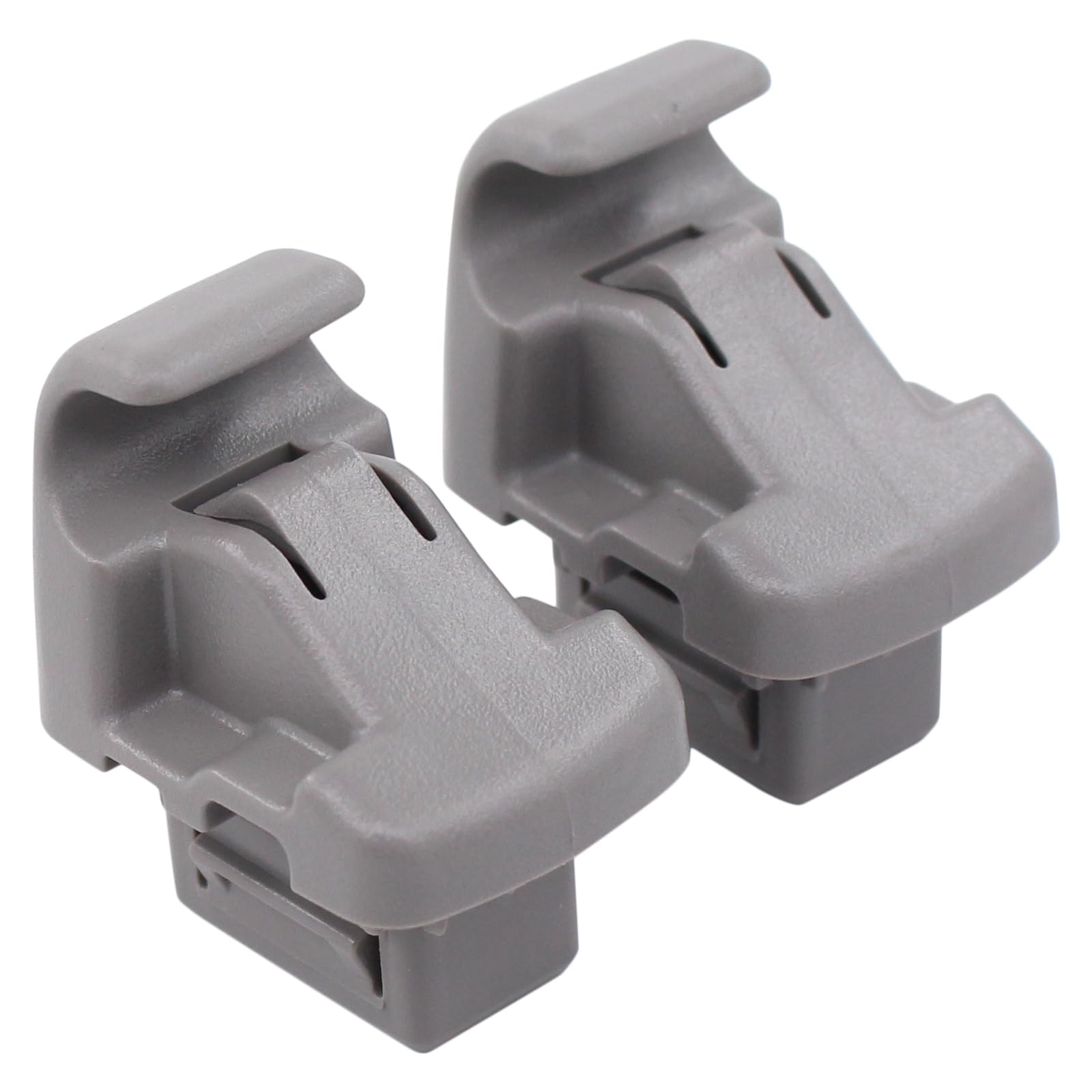 MOTOKU Set of 2 Grey Sunvisor Sun Visor Holder Clips for Subaru Ascent 2019-2022 Crosstrek 2013-2017 Impreza 2008-2016 Legacy Outback 2010-2022