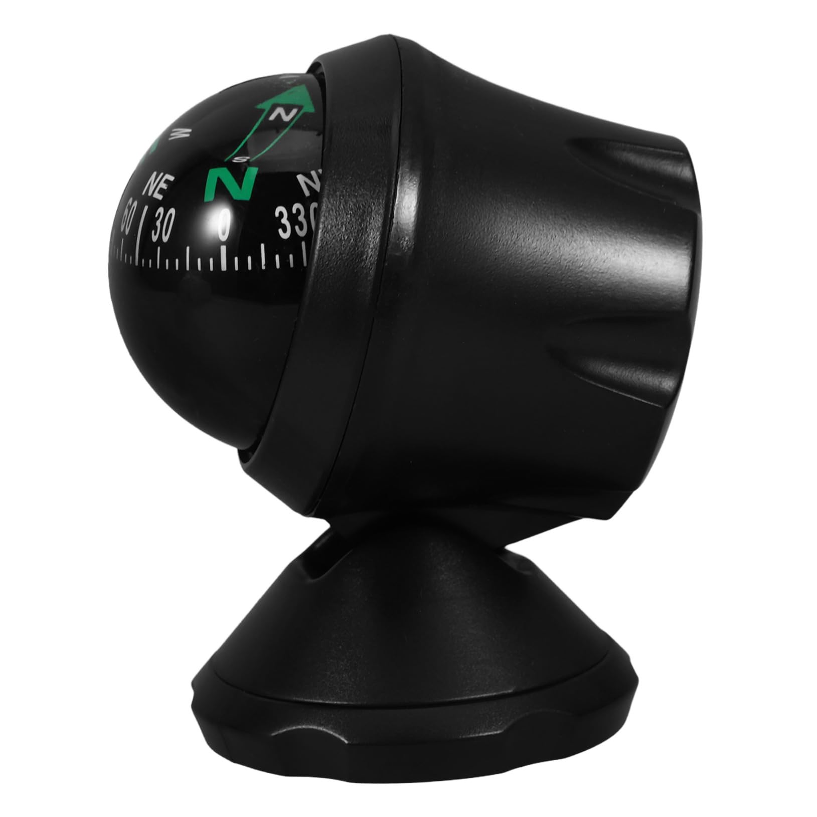YARNOW Car Compass Compact Adhesive Ball Compass for Easy Attachment Decorative Navigation Tool for Cars Trucks and Boats Fit Present for Family and Friends