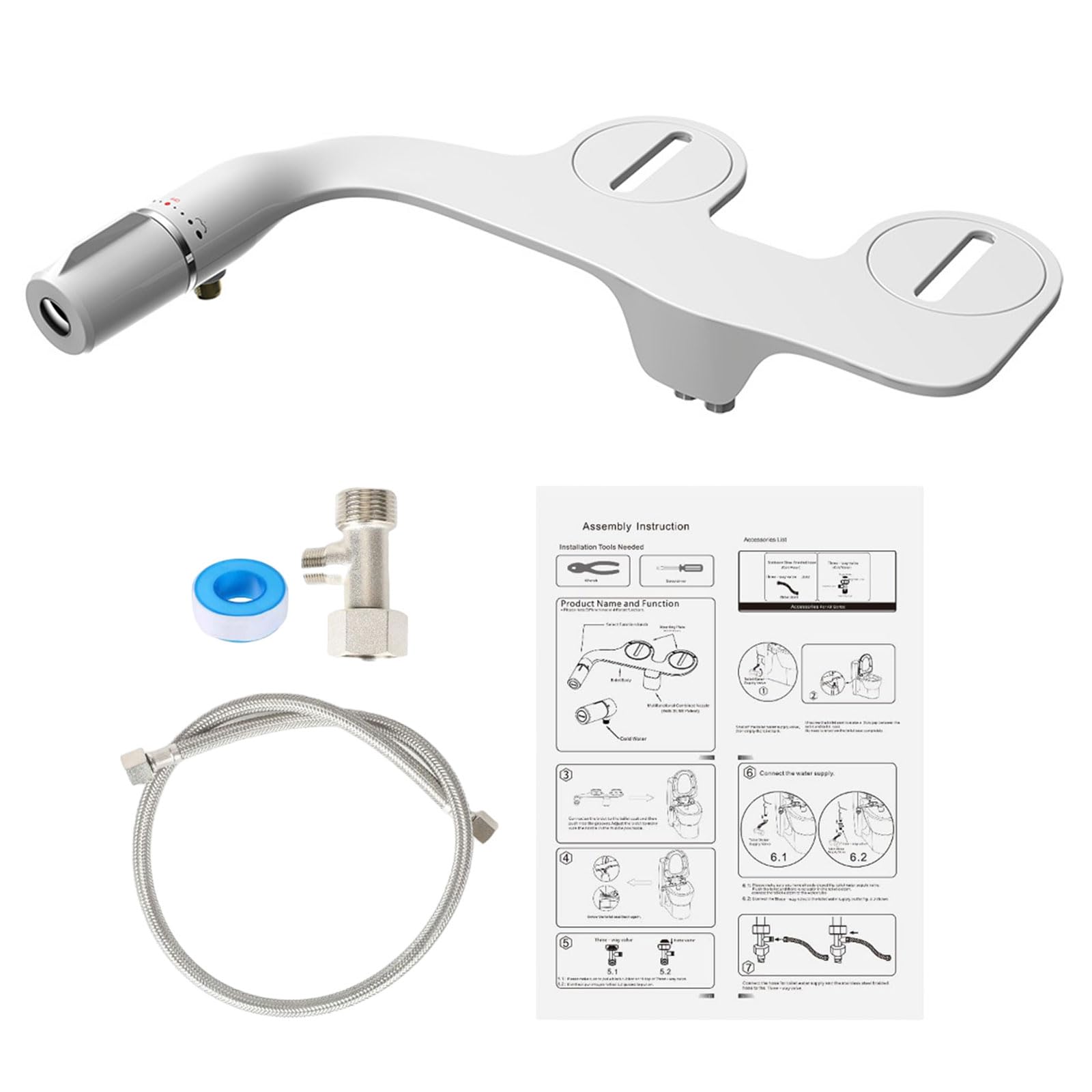 Feminine Hygiene Bidet Attachments for Toilet Comfortable Private Cares Person Hygiene Bidet Sprayer Set for Women Portable for Women