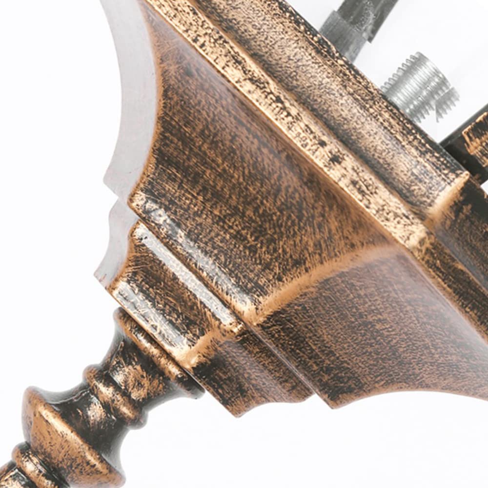 Lampa ogrodowa E27, lampa ogrodowa z trzema głowicami, wodoodporna lampa uliczna na wysokim słupie, lampa ogrodowa, lampa ogrodowa na wysokim słupie, oświetlenie krajobra,Glass-230cm