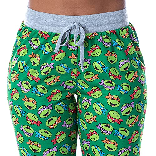 Nickelodeon Women's Teenage Mutant Ninja Turtles 2 Piece Pajama Set Jogger3