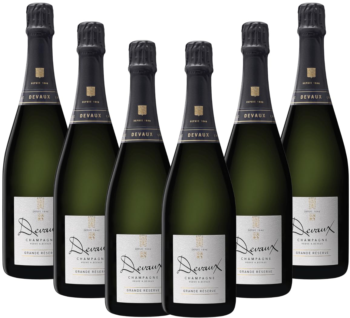 Devaux - Champagne Grande Réserve - Lot de 6 bouteilles 75 cl