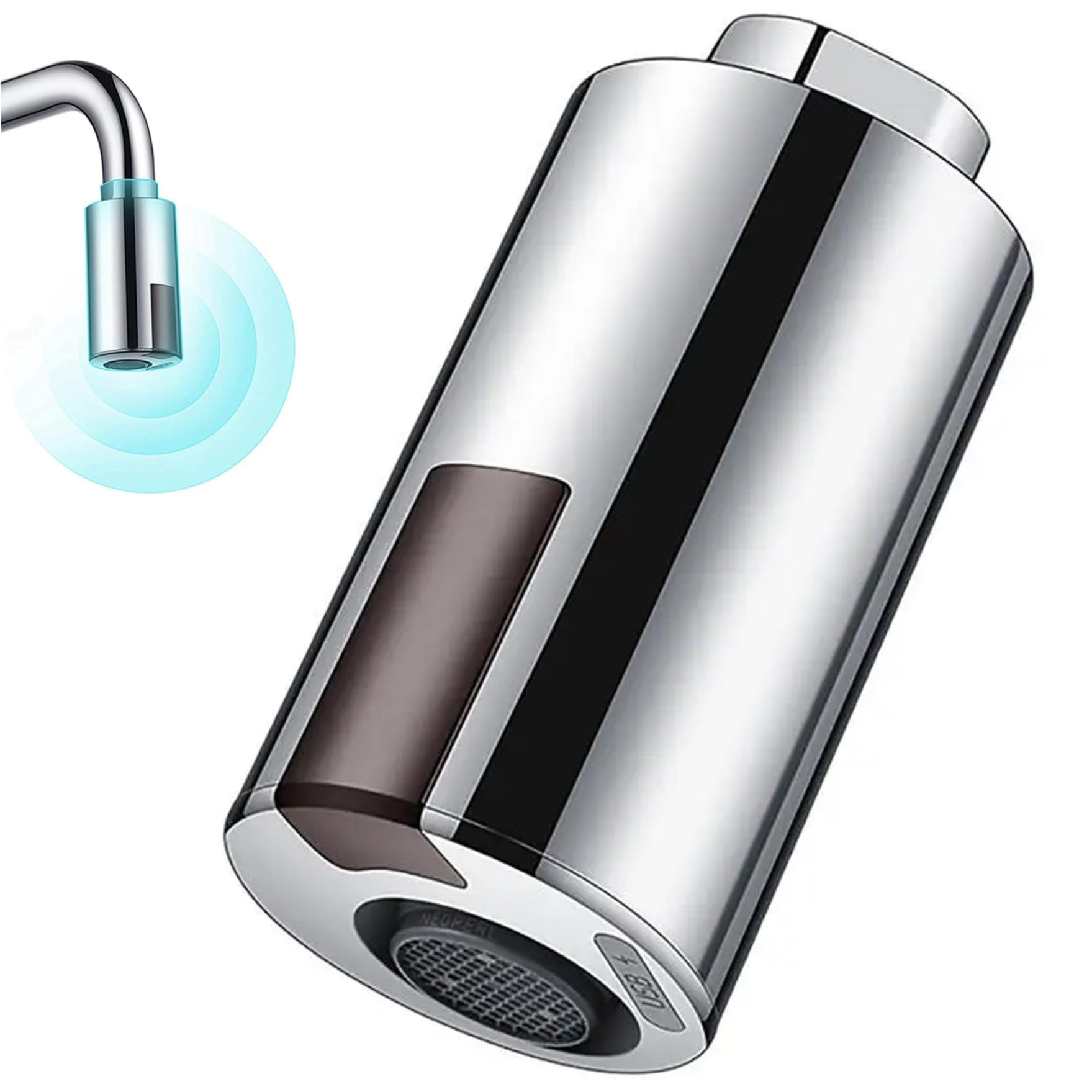 Adaptador de grifo sin contacto, sensor de movimiento automático, 2 modos, baño y cocina, fácil instalación, ahorro de agua, funcionamiento manos libres, perfecto para uso doméstico