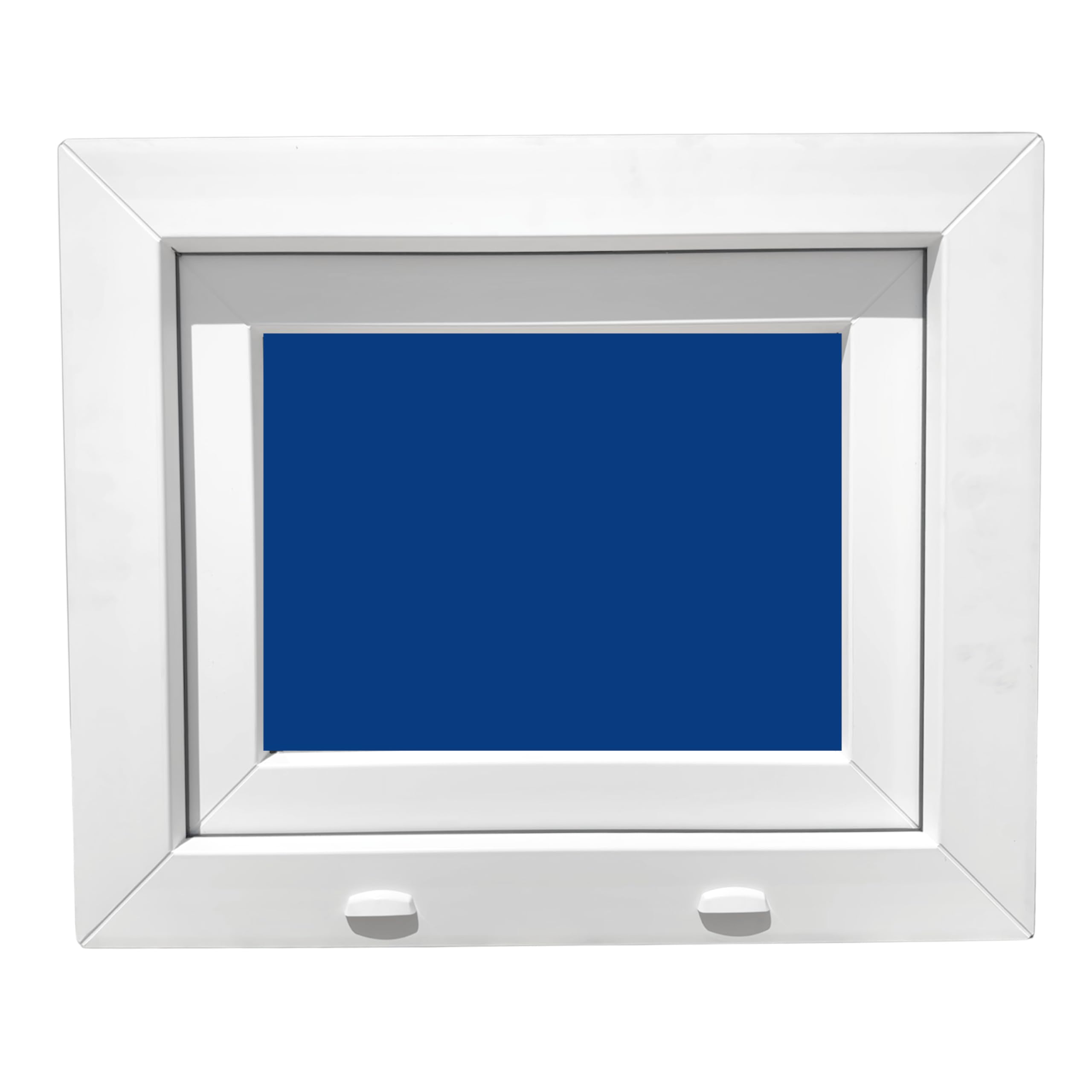 Finestra in PVC rinforzato 600 x 500 bianco | oscillante | vetro Climalit opaco | Profilo Aluplast | Consegna 24/48 ore