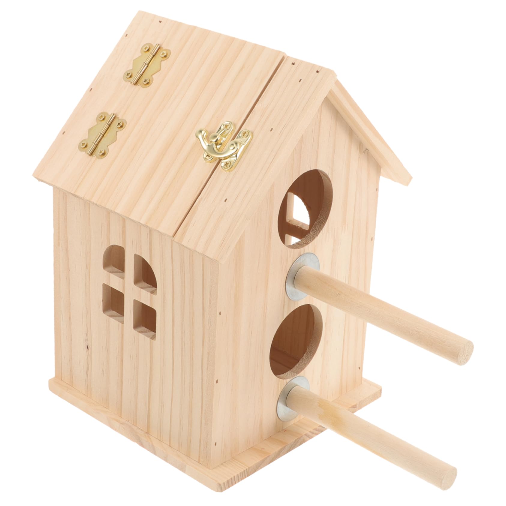 WOONEKY Per Box Allevamento per Cocorite e Parrocchetti per Nidificazione Casa per Resistente Decorazione per e Balcone