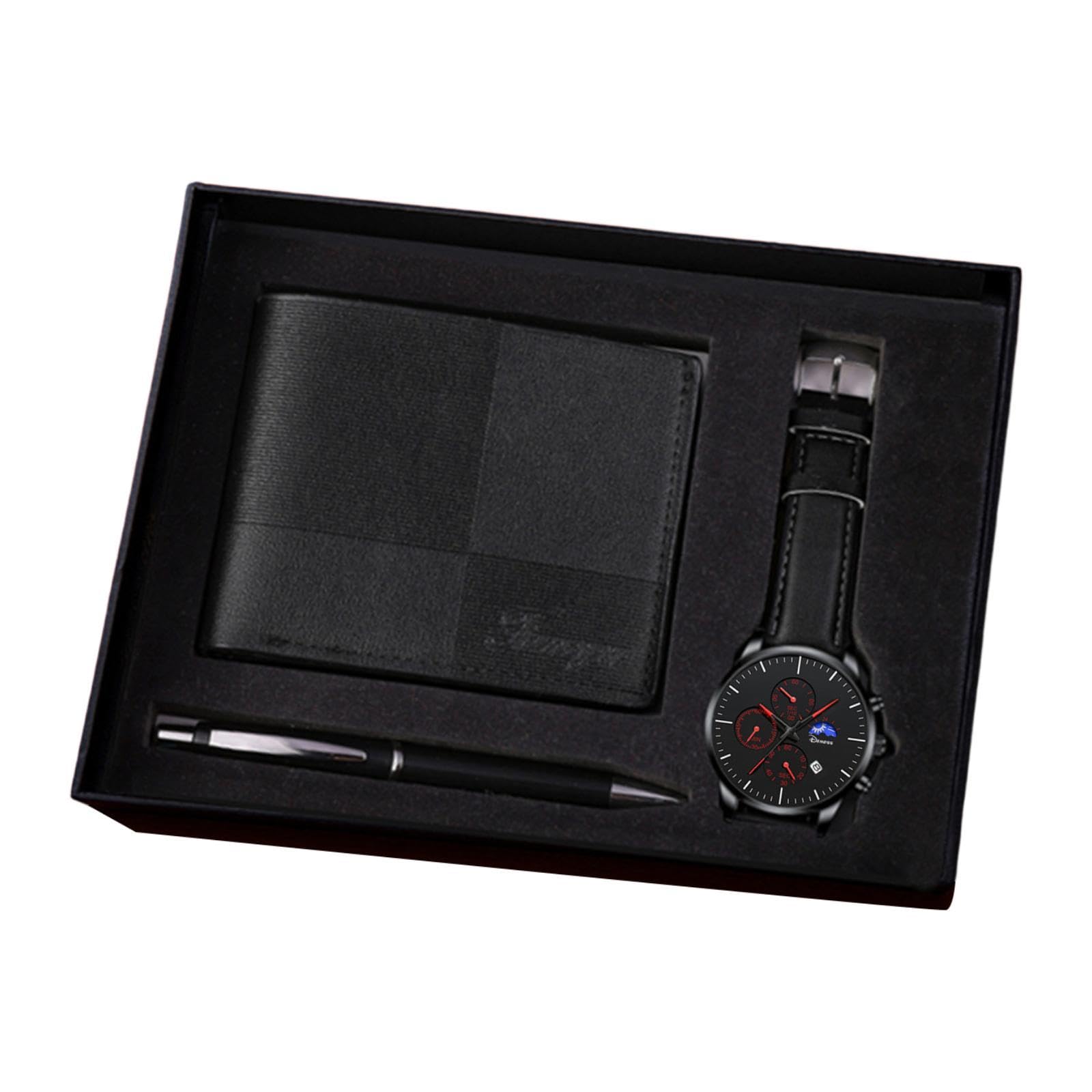 ZOOMELLA Men's Gift Set Combination Set Watch Wallet Pen Set for Male Birthday Couple Style D Clothing Shoes & Accessories|Mens Accessories|Mixed Items & Lots-picture-21