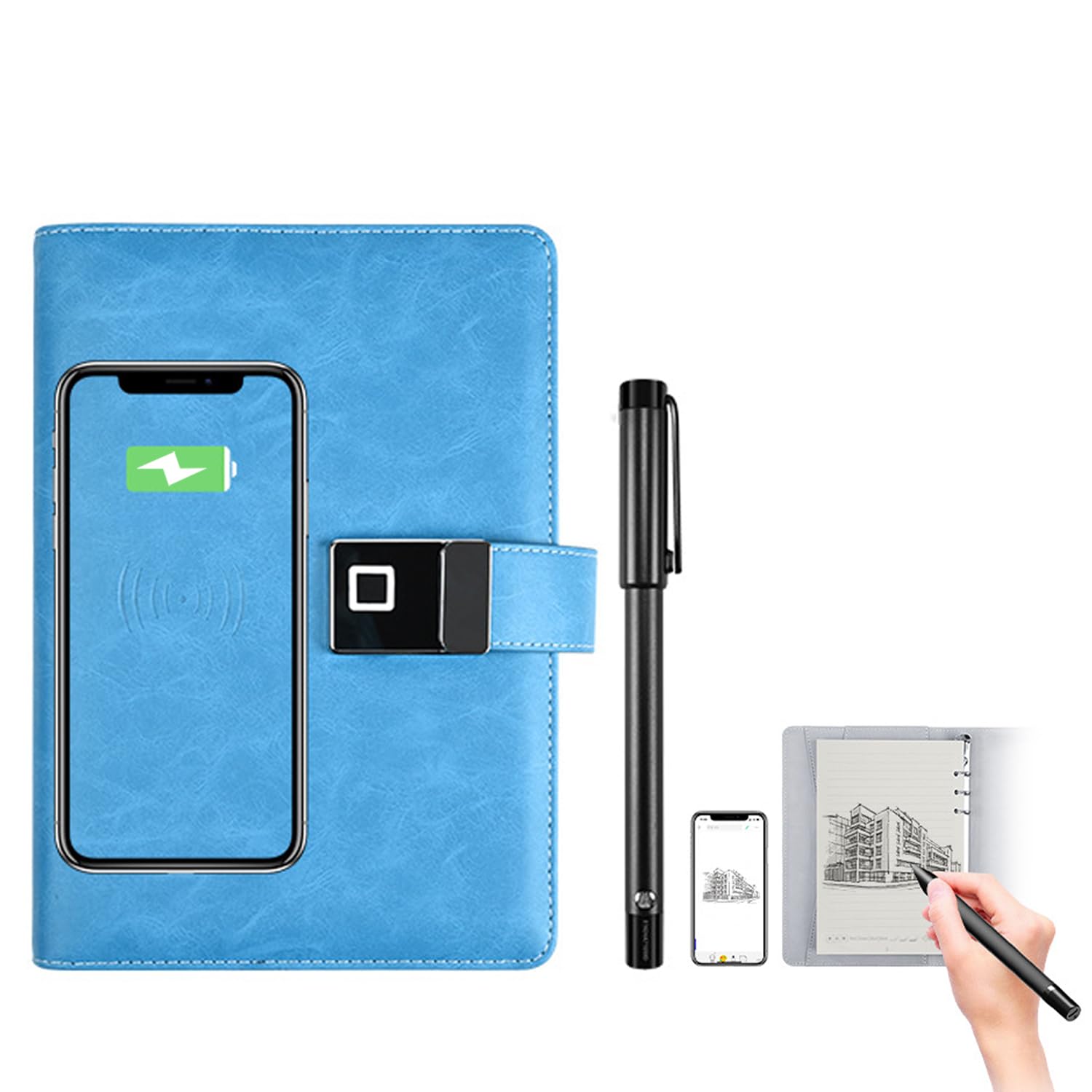 Bluetooth Smart Sync Pen Notebook Syncify Digital Sketchbook Pro V2 ...