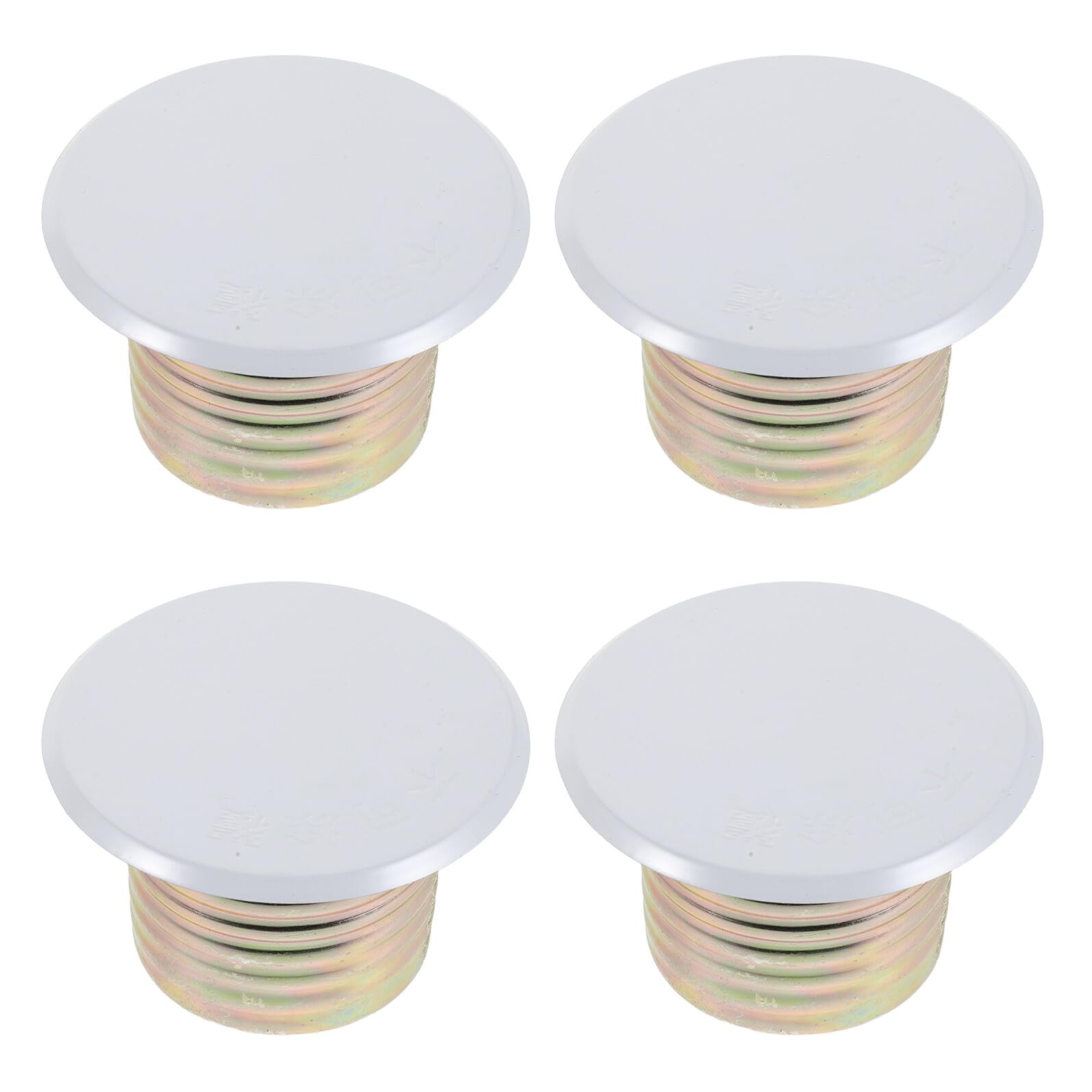 Placas Protectoras de Hierro Resistente de 8,5 Cm para Sistemas de Rociadores x4