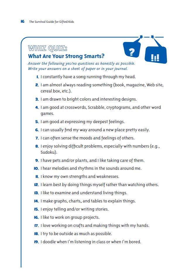 The Survival Guide for Gifted Kids: For Ages 10 & Under (Survival Guides for Kids) - Image 5