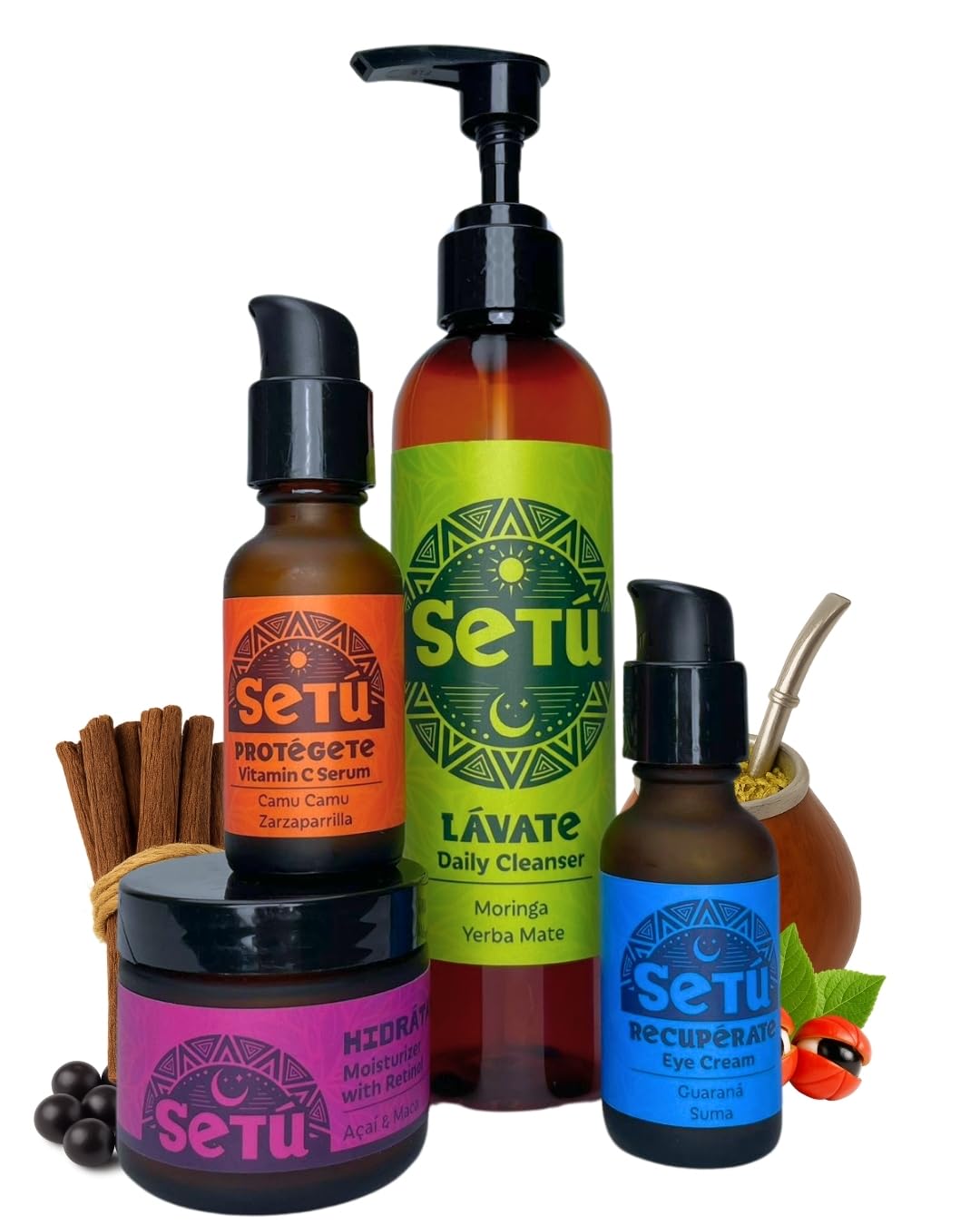 Setú® Complete Skincare Set for Men | 4-Piece Gift...