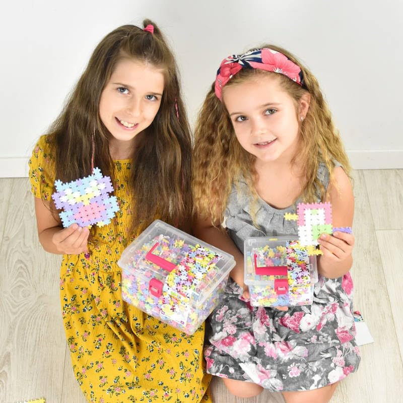Meli Minis Pastel 2500 Teile Konstruktionsset für Kinder, Bausteine 1,5 cm x 1,5 cm, pädagogisch, fördert Kreativität, Logisches Denken, für Kinder ab 3 Jahren, CE Zertifiziert