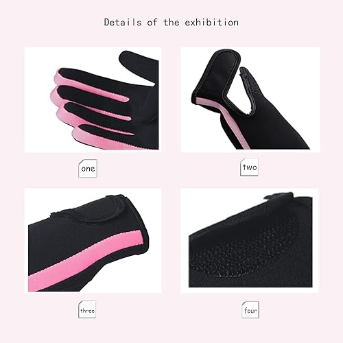Vista 14 de ITODA Guantes de neopreno para hombres y mujeres, entrenamiento acuático, playa, fitness, resistencia al agua en el agua, natación cálida, kayak