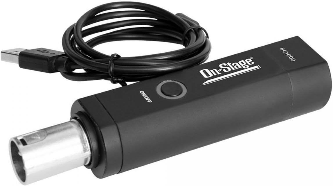 On-Stage BC1000 XLR Rechargeable Bluetooth Wireless Receiver