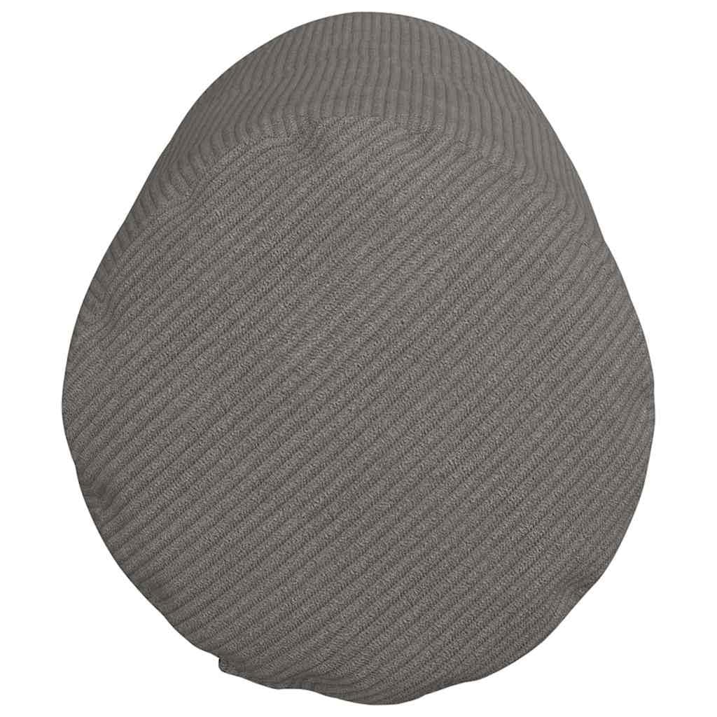 2er Set Bolsterkissen Hellgrau 25x70 cm Nackenrolle Cord | Weiche Nackenrollen aus Cordstoff mit Reißverschluss für gemütliche Stunden im Schlafzimmer und Wohnzimmer.