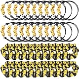 40 Pcs Softball Charm Bracelets and Sport Hairbands Set - Adjustable Inspirational Softball Beads Wr