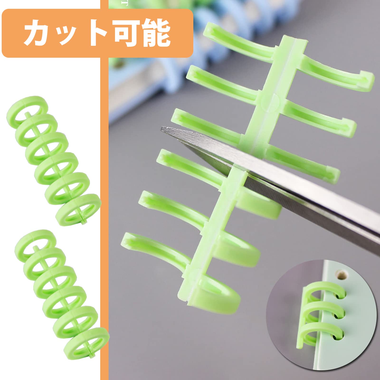 Amazon.co.jp: EUSTACE16個セット 6穴 ルーズリーフバインダーリング