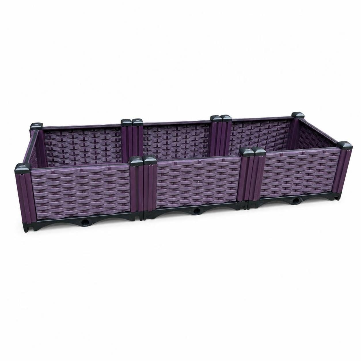 per Ortaggi, Fioriera Plastica, 120 × 40 × 22