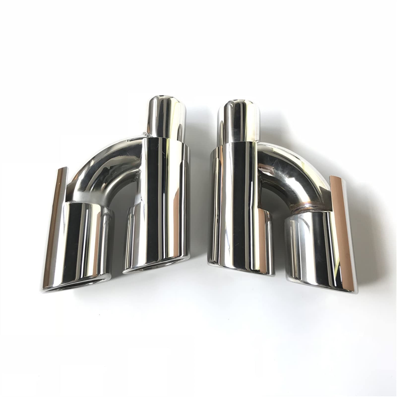 GHSM exhaust pipe Stainless Steel Car End Pipe Rear Quad Muffler Exhaust Tips For Panamera 2009-2013 Exhaust Muffler Tip ​Tail Pipe Modification