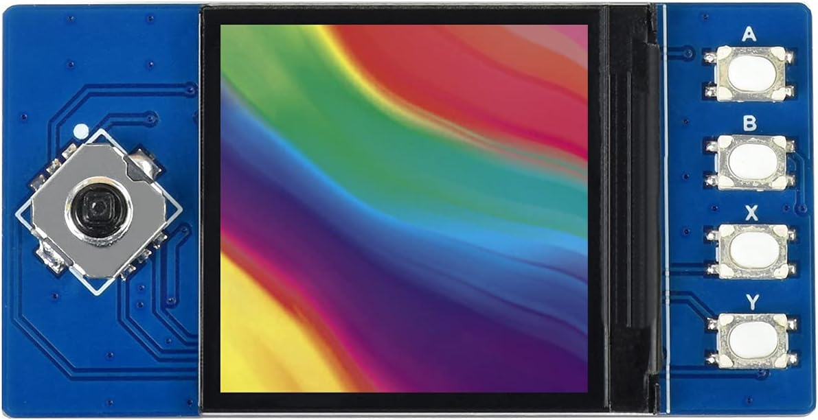 1.3inch LCD Display Module for Raspberry Pi Pico 65K RGB Colors 240×240 Pixels SPI Interface Comes with Raspberry Pi Pico C/C++ and MicroPython Demo