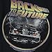 Popfunk Back to The Future Delorean T Shirt & Stickers (Black) X-Large