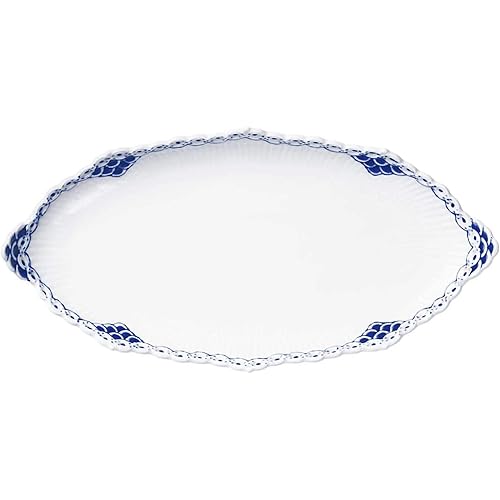 Royal Copenhagen 1017254 Princess Pickle Dish Plate, 9.6 x 4.7 inches (24.5 x 12 cm), Wedding Gift
