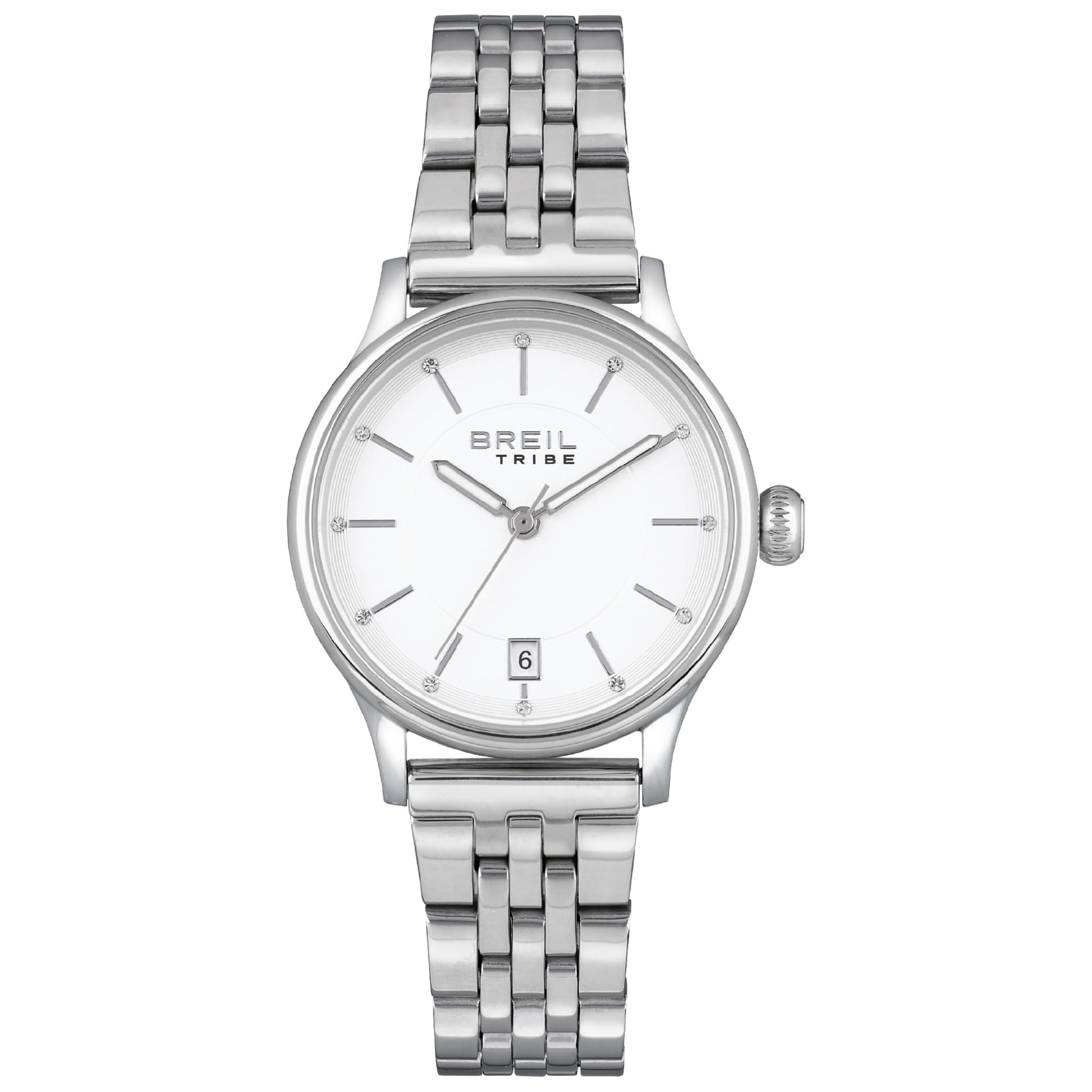 Breil Orologio Donna, Bracciale in Acciaio, Cassa 32 cm | Collezione CLASSY, Movimento Quarzo Analogico, Resistente all'acqua 50 metri, Idee regalo Donna