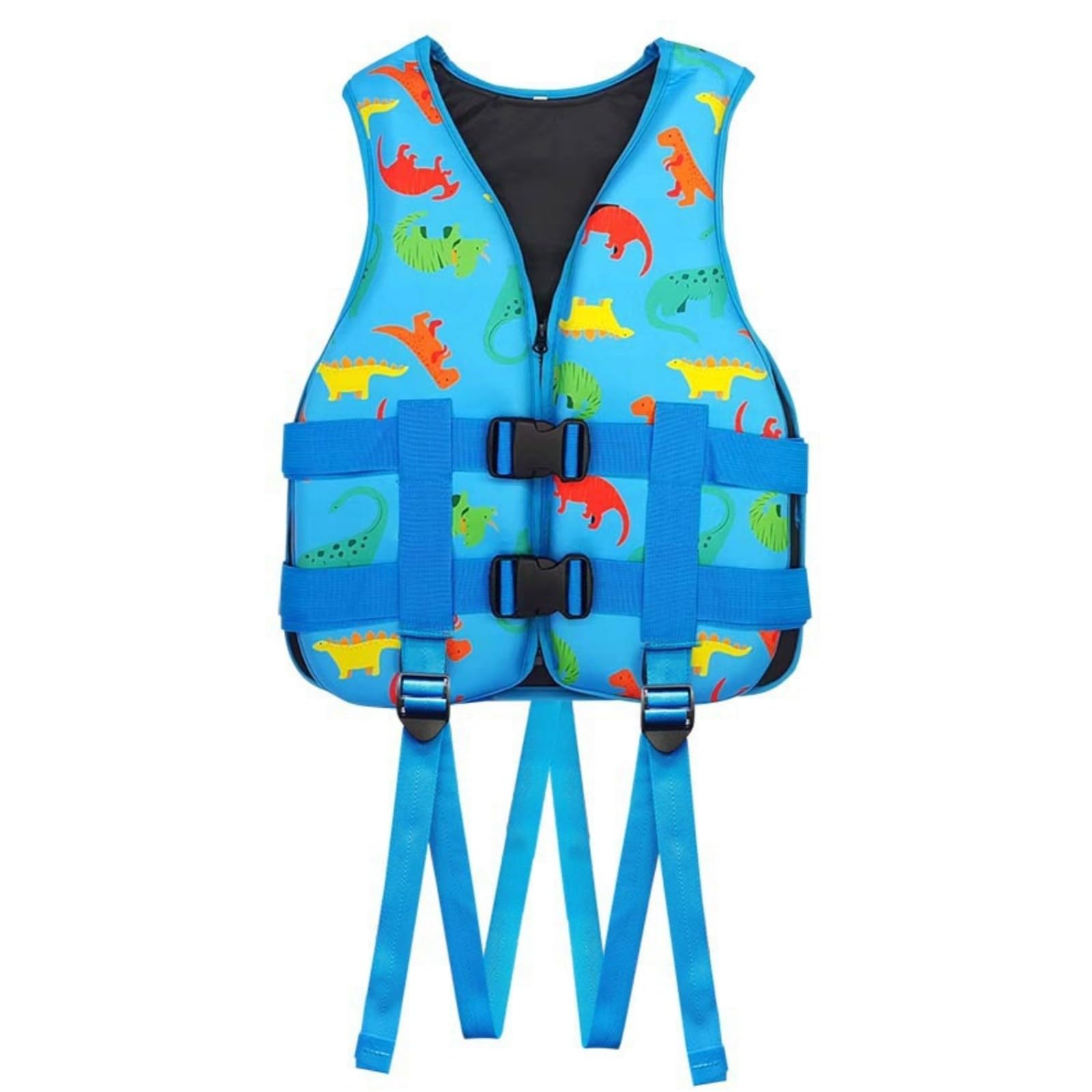 Swim Vest Float Jacket Kids Boys Girls Cuted Print Swimming Training Flotation Buoyancy Swimsuit with Adjustable Dual Safety Straps and Crotch Strap for Child Swimwear Idea for Pool Swims lessons