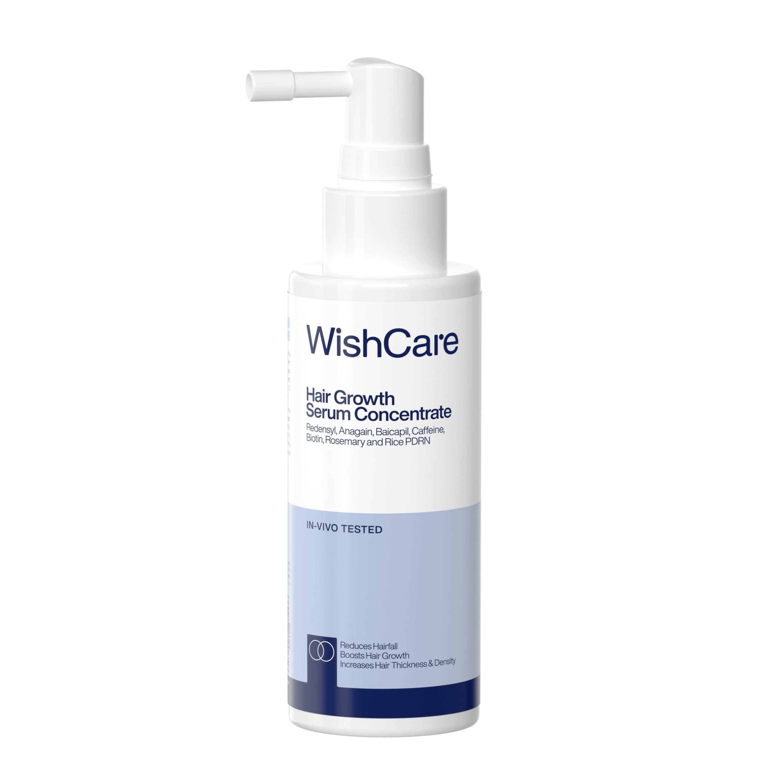 WishCare Hair Growth Serum For Scalp, In-Vivo Tested, For Women & Men, 60ml | 100% Saw Hairfall Reduction, 94% Saw New Hair Growth, Advanced Hair Growth Serum With Redensyl & Rosemary Oil