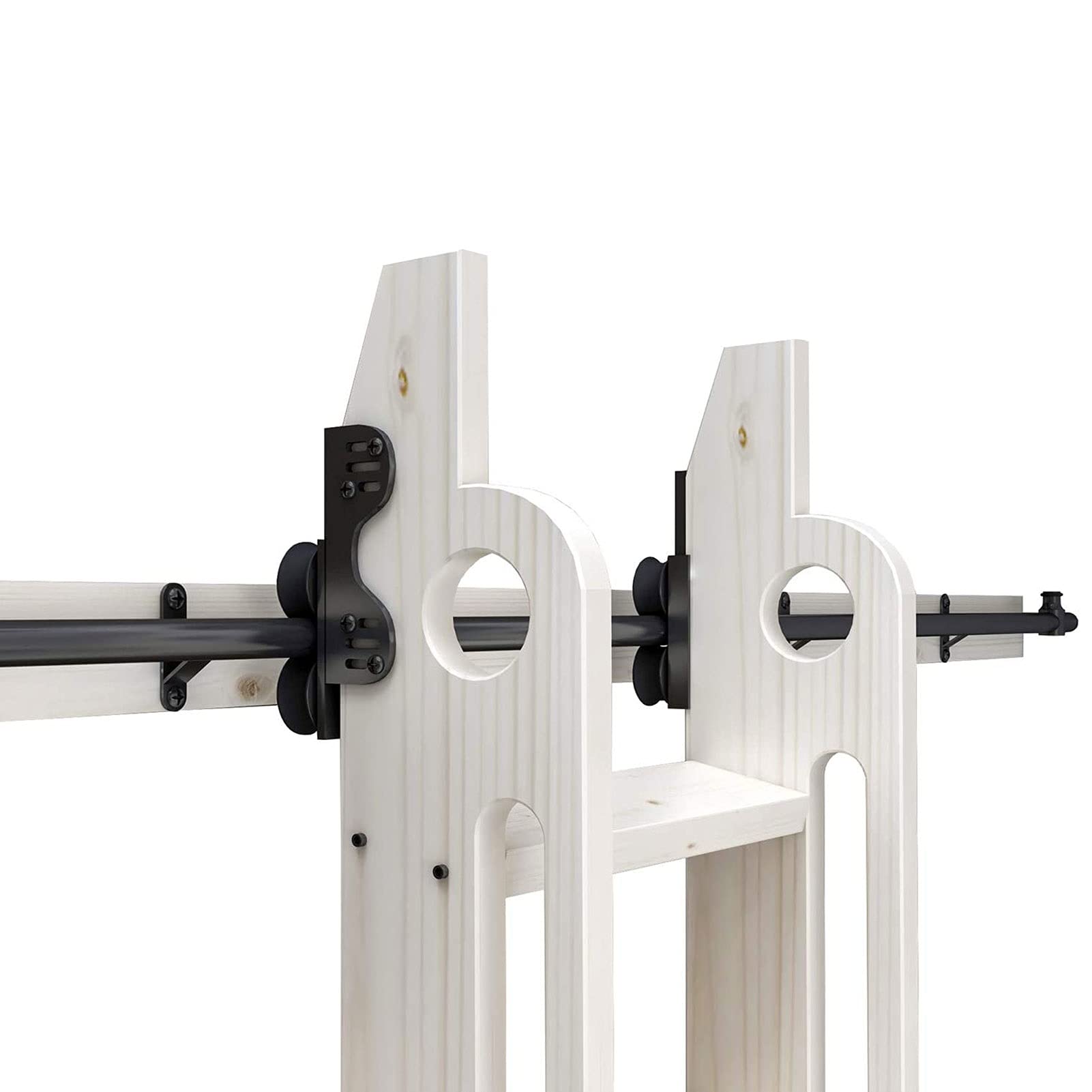 Échelle coulissante et kit de porte de grange pour gagner de la place en intérieur