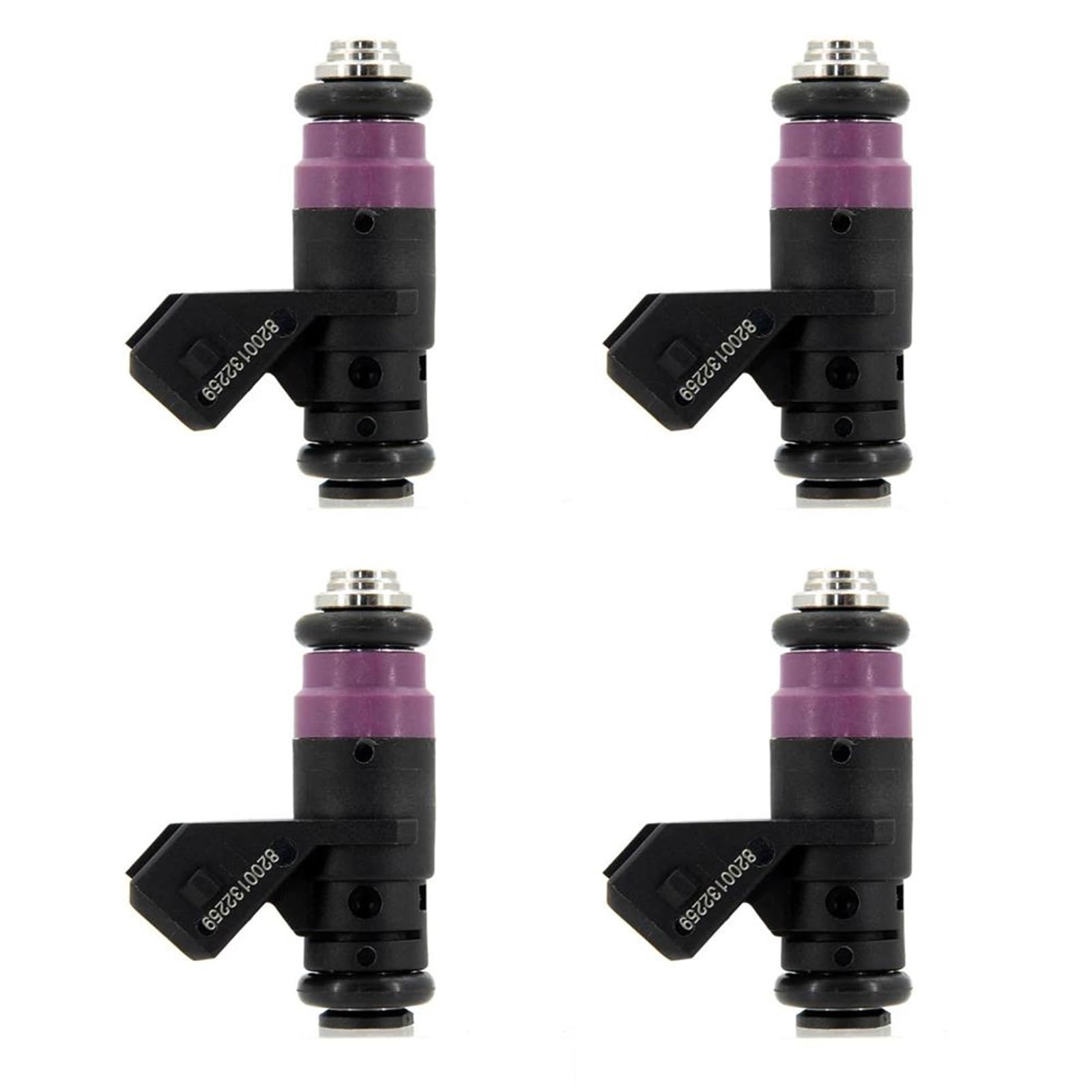 8200132259 for Megane 1.6 16v 31 T. KM Replacement Nozzle Injection Petrol H132259 4Pcs Fuel Injector Engine Flow Match Fuel Nozzle