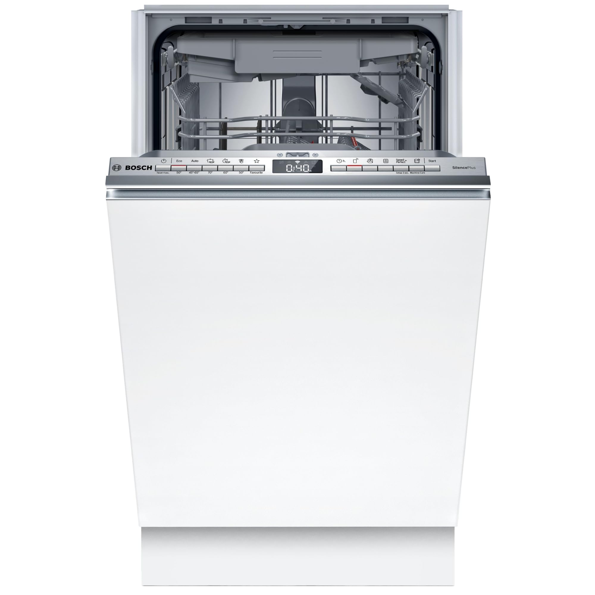 Bosch - Lavavajillas Totalmente Integrable, Serie 2, 45 cm, Blanco, SPV2HKX42E
