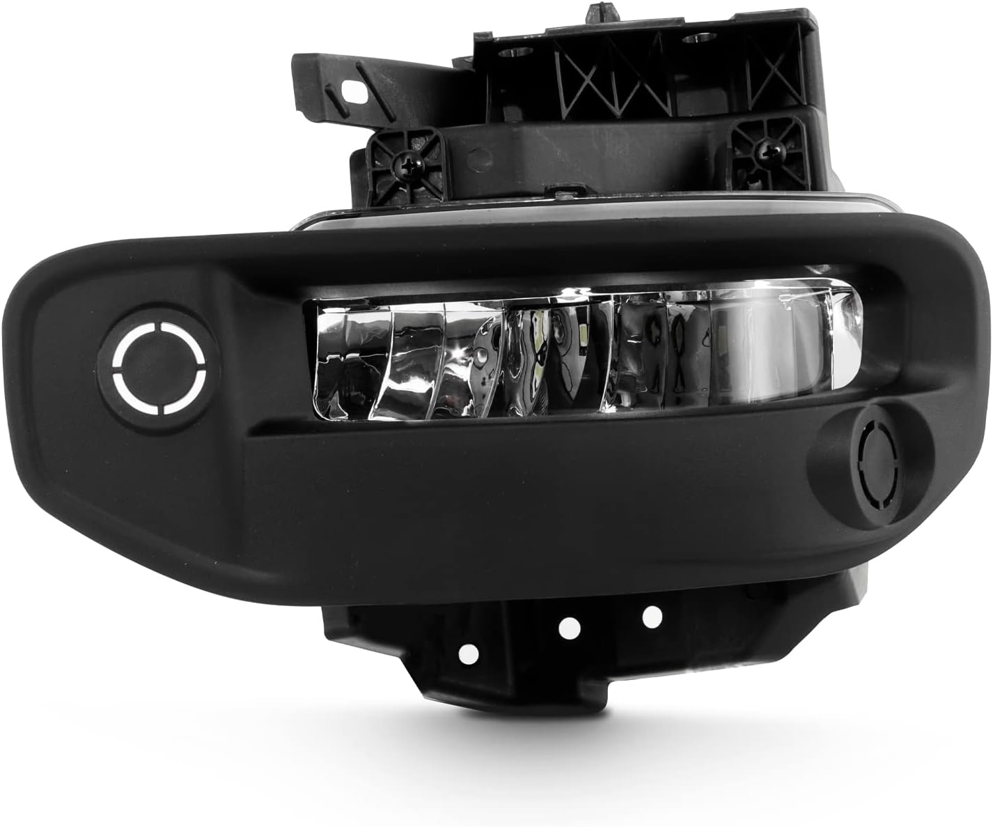 AKKON - Fits 2019-2024 Ram 1500 Pickup Truck [LED Type] Bumper Chrome Fog Lights Pair w/Wiring Harness Screw Switch