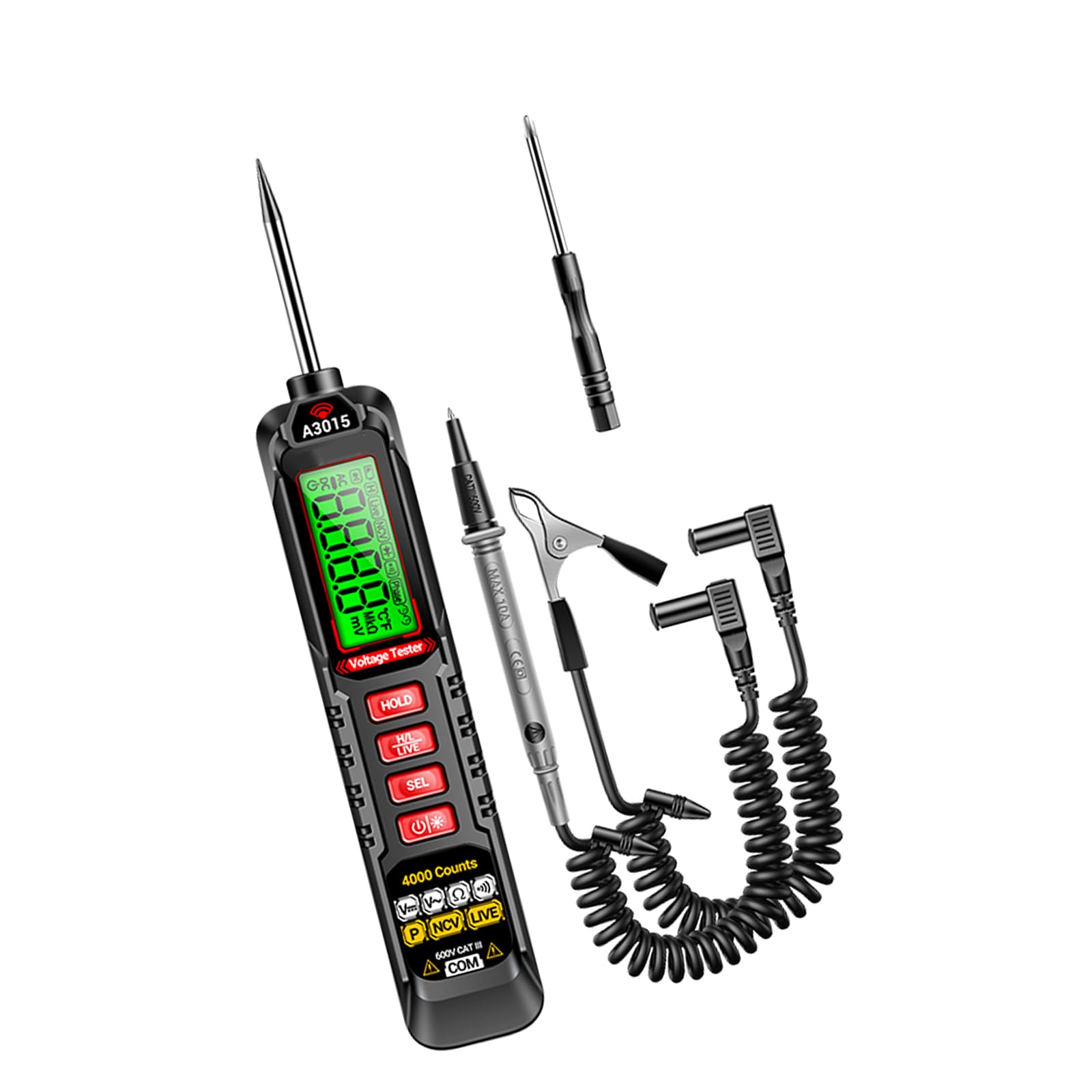 Accurate Measurement Pen Multimeter USB Rechargeable Tester for Household Circuit Checks and Outdoor Power Maintenance USB Rechargeable